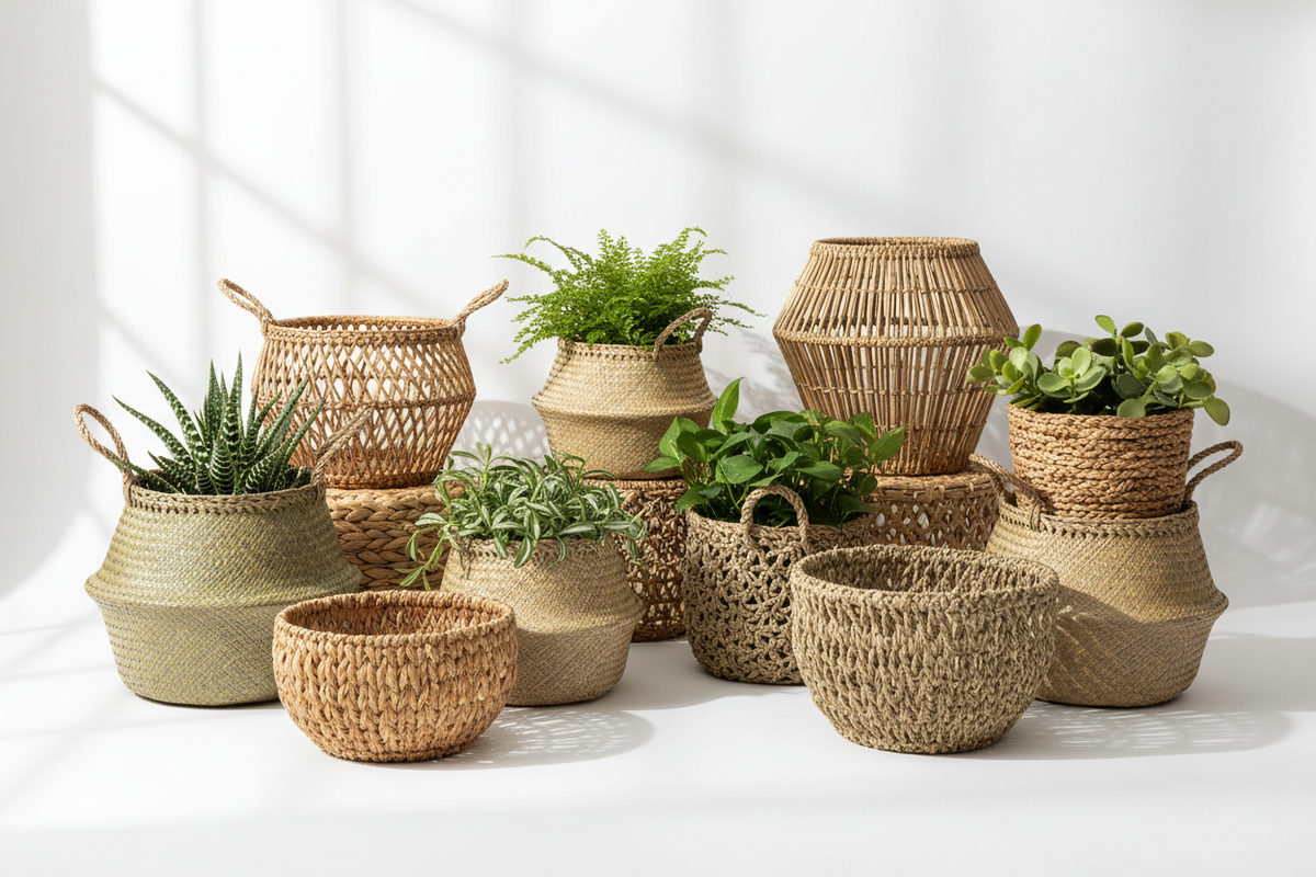 Woven Baskets & Planters