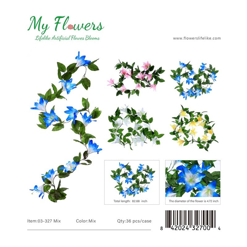 Mix-10 Head Artificial Hanging Flower Garland
