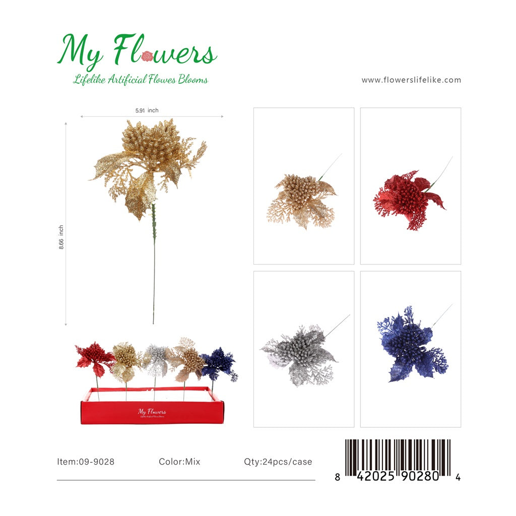 8.7" Christmas Picks - 24 Pcs/Case