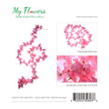 86.61" 56-Head Light Pink Cherry Blossom Artificial Hanging Flower Garland | 48 Pcs/Case