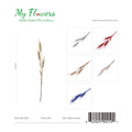 4ft Artificial Glitter Wheat Stalks Mixed Colors - 36 Pcs/Case