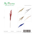 3.6ft Artificial Pampas Grass Mixed Colors - 36 Pcs/Case