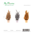 11.8" Christmas Potted Plants – Mixed Colors