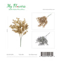 13.8" Christmas Artificial Pinecone and Leaf Mixed Colors - 36 Pcs/Case