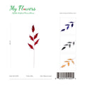 30" Christmas Floral Arrangement Mixed Colors - 36 Pcs/Case