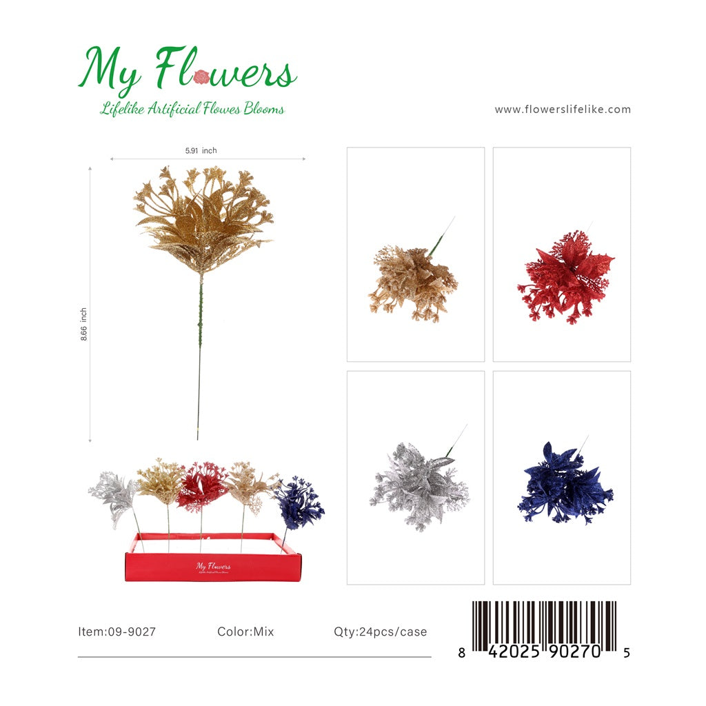8.7" Christmas Picks - 24 Pcs/Case