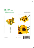 9 Head Sunflower Stem Real Touch - box of 24
