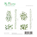 Mix Crabapple Leaves & Grape Leaves Artificial Hanging Garland - MyFlowers 03-333 Mix