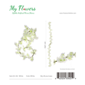 White Cherry Blossoms Artificial Hanging Flower Garland - MyFlowers 03-334 White