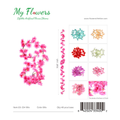 Mix Color Cherry Blossoms Artificial Hanging Flower Garland - MyFlowers 03-334 Mix