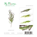 Mix Green Artificial Cedar Fern Leaf Stem 43.31 inch - MyFlowers 06-684 Mix