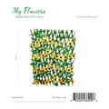 Sunflower Expandable Artificial Flower Trellis Fence 47.24 inch - MyFlowers 06-662
