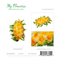 Mix Color 27-Head Silk Chrysanthemum Memorial Bouquet with Fern Leaves 27.56 inch - MyFlowers 06-686 Mix
