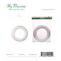 10.6 inch White Foam Ring Wreath Form DIY Wreath Base - MyFlowers line