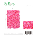 Hot Pink Double-Deck Silk Sakura Flower Wall Mat Backdrop Panel 23.62x15.75 inch - MyFlowers 06-651 Hot Pink