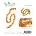 74 inch Gold Artificial Hanging Flower Garland - MyFlowers line