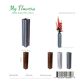 Mix Color Tall Slatted Wooden Floor Vase 22.83 inch - MyFlowers 05-566