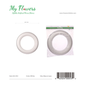 12.6 inch White Foam Ring Wreath Form DIY Wreath Base - MyFlowers line