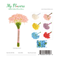 12.6 inch Artificial Wax Flower Statice Bouquet in Mixed Colors - MyFlowers line