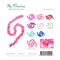 74 inch Artificial Hanging Flower Garland in Assorted Mixed Colors - MyFlowers line
