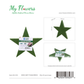 7.48 inch Five-Point Star Wet Floral Foam Brick for Fresh Flower Arrangements - MyFlowers line