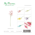 Mix Artificial Gypsophila Baby's Breath Bouquet Stem 23.62 inch - MyFlowers 04-474 Mix